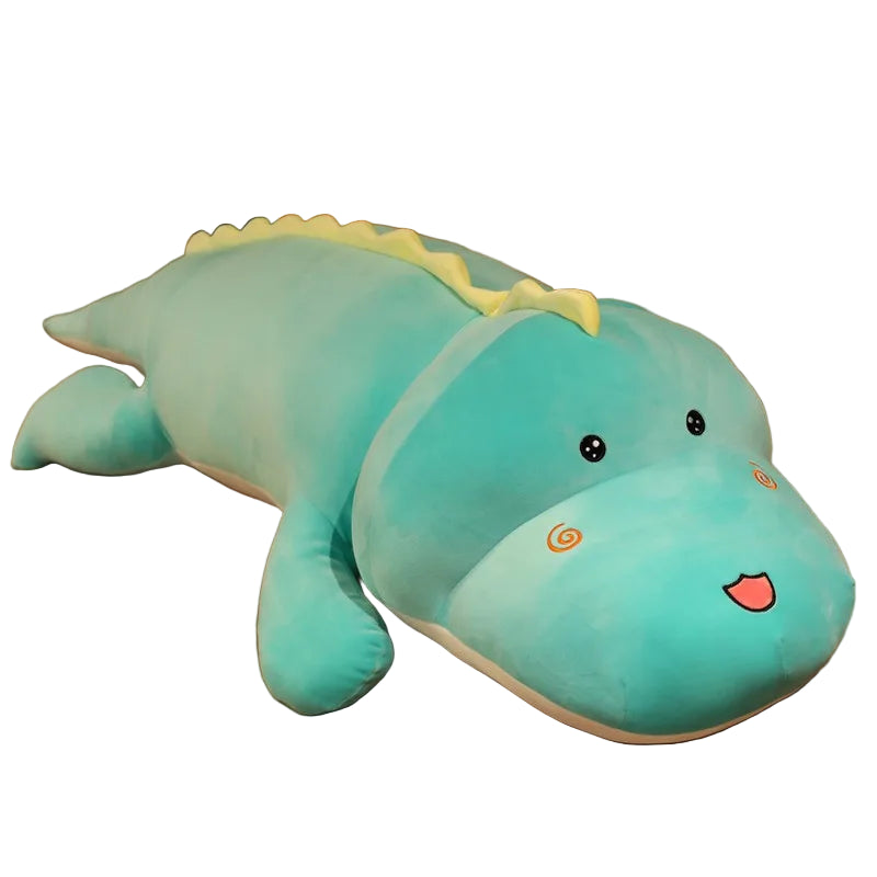 Aqua Dino - Long Snuggle Dino