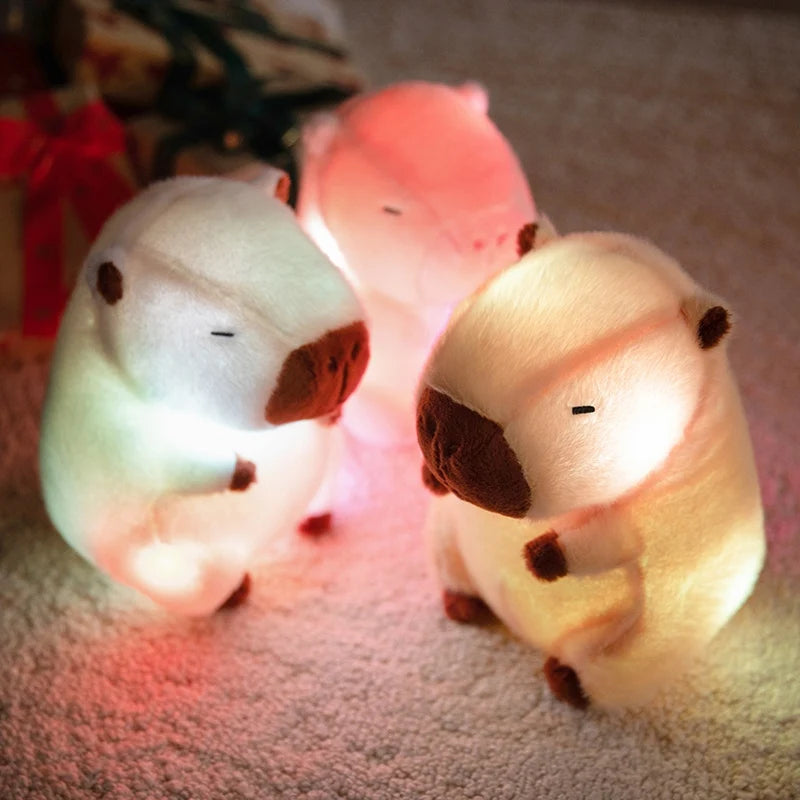 Light-up Capybara Trio (25cm)