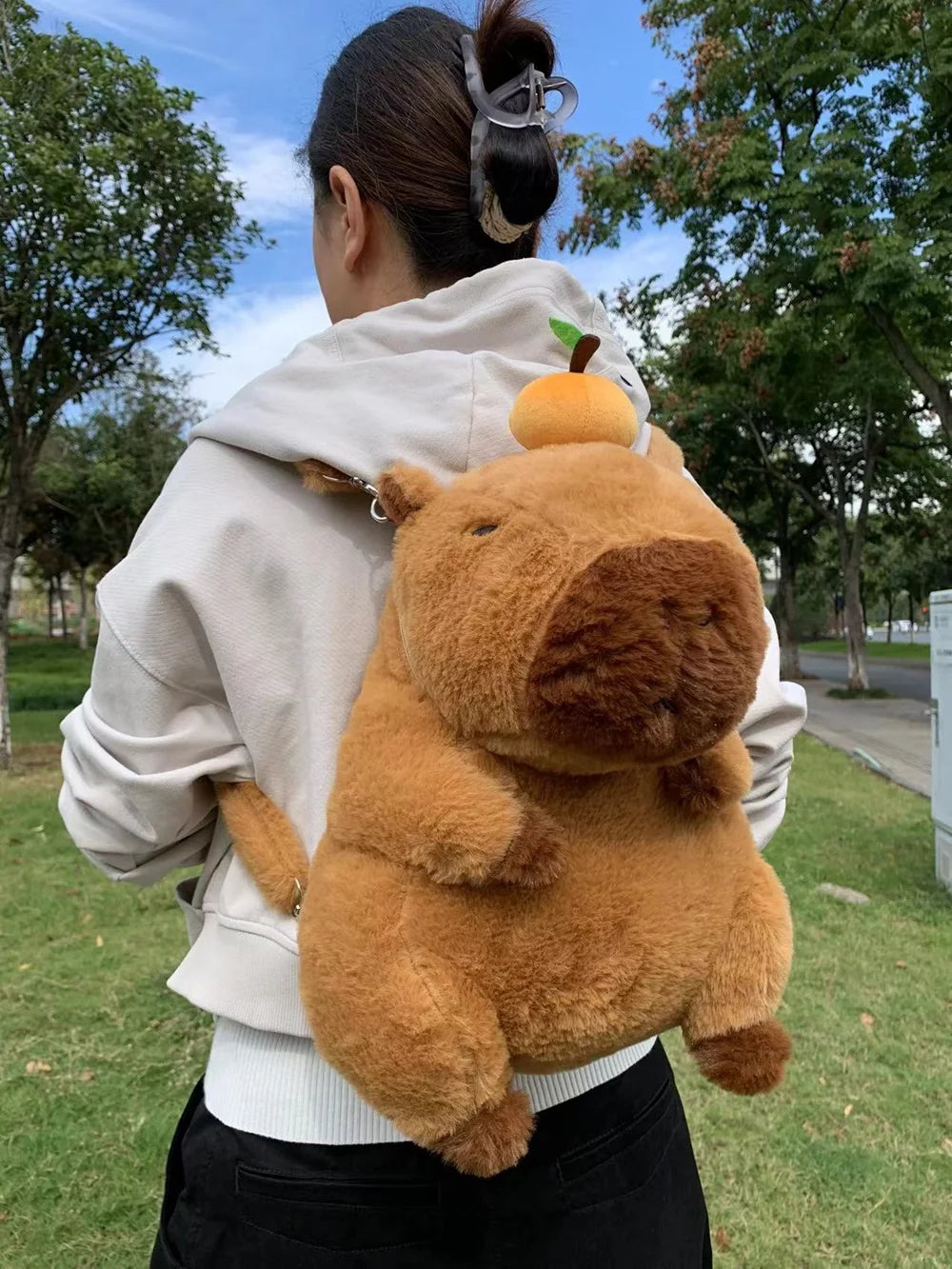 Choco Capybara Backpack