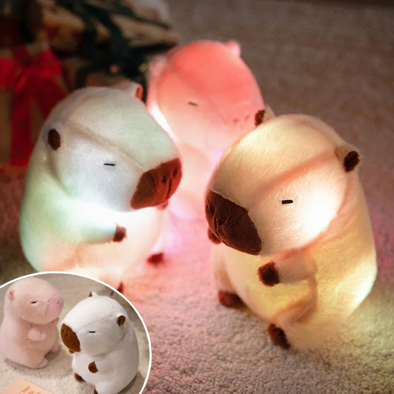 Light-up Capybara Trio (25cm)